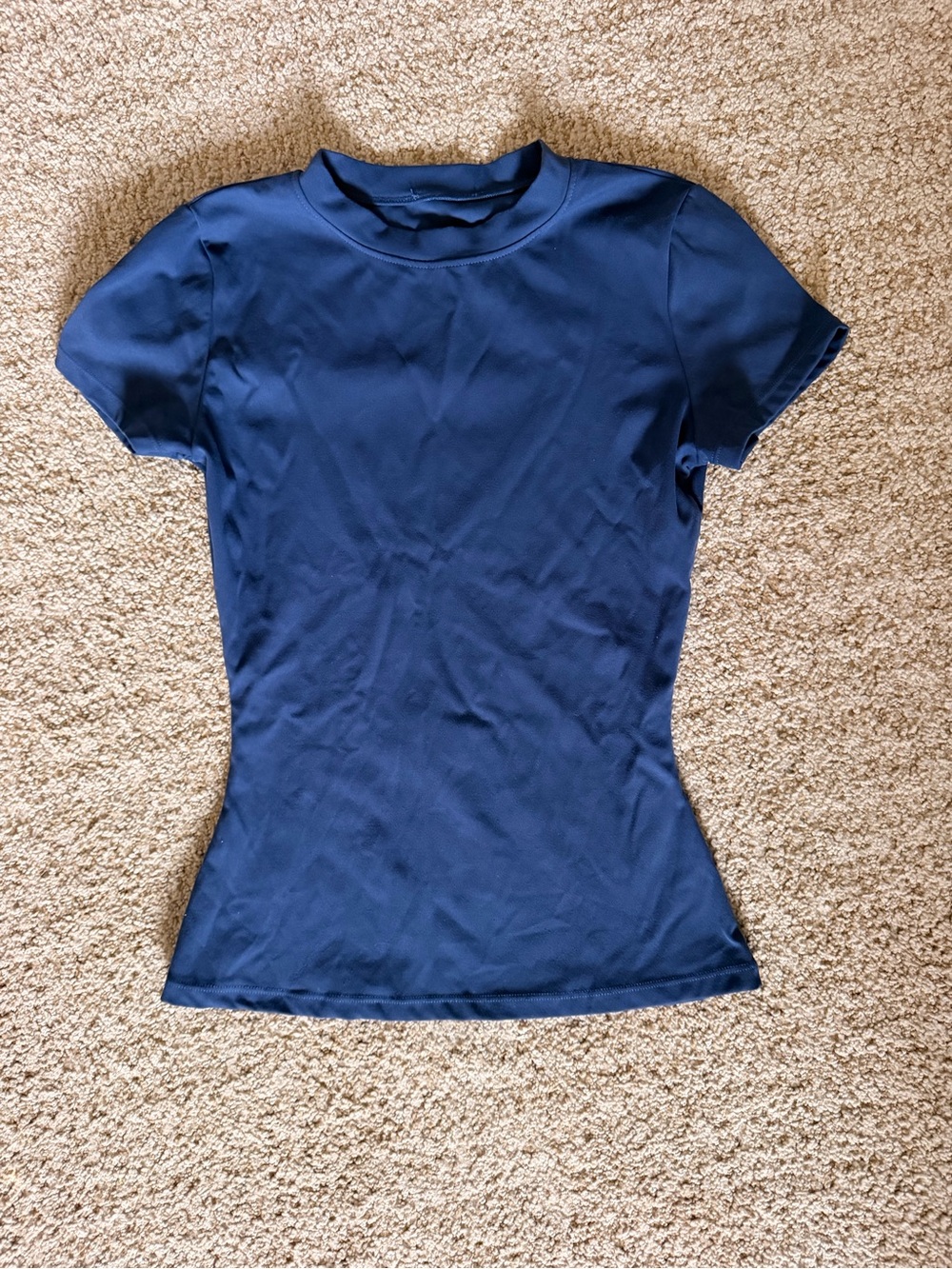 Women’s Navy Short-Sleeve Crewneck Tee